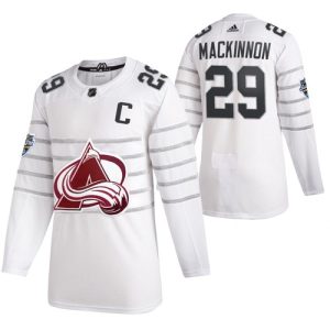 Colorado Avalanche Trikot 29 Nathan Mackinnon Weiß 2020 All-Star Sewn